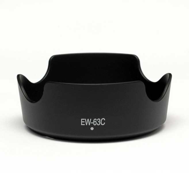 국산 캐논 EW-63C 호환 렌즈후드/18-55mm IS STM 렌즈 후드 - EOS 100D/200D/200DII/700D/750D/760D/800D/850D 번들렌즈용 후드, 블랙, 1개, 1개