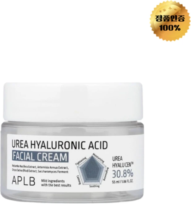 APLB 우레아 히알루론산 페이셜 크림 55ml, 1개 - 쿠팡
