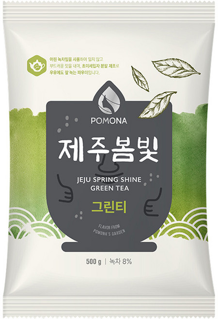 포모나 NEW 제주봄빛 그린티파우더 500g 5개세트 녹차가루, 5개, 1개입