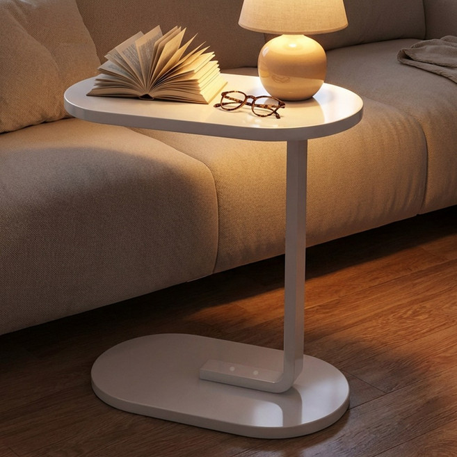 루메이크 쇼파 침대 사이드 테이블, 화이트