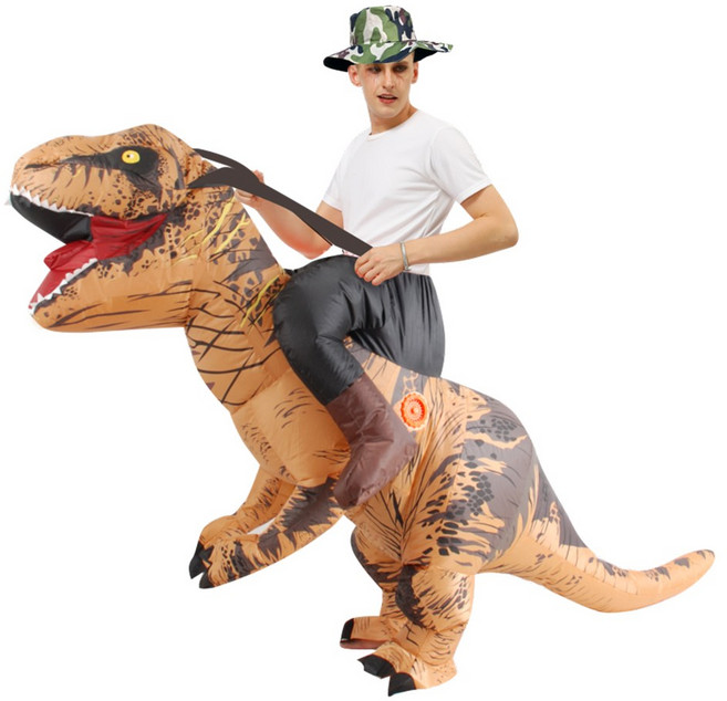 (국내당일)신상 타는 티라노사우루스 할로윈데이 코스튬의상 풍선옷 에어슈트/대여 가능