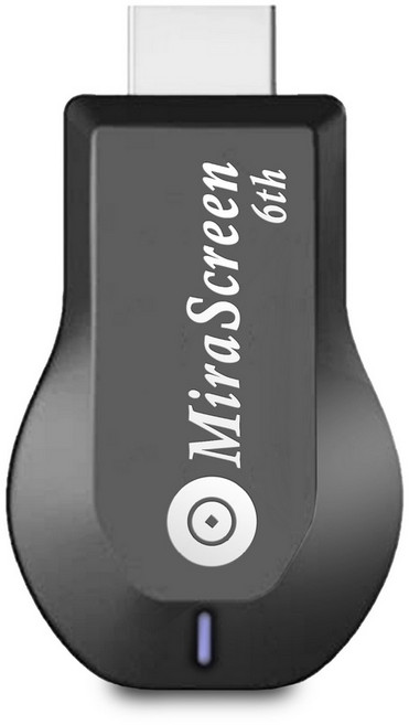 MiraScreen全自動無線影音電視棒, 1套, 黑