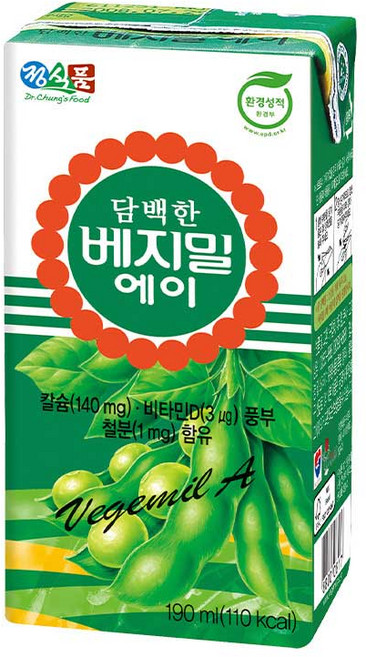 담백한 베지밀 에이, 190ml, 72개