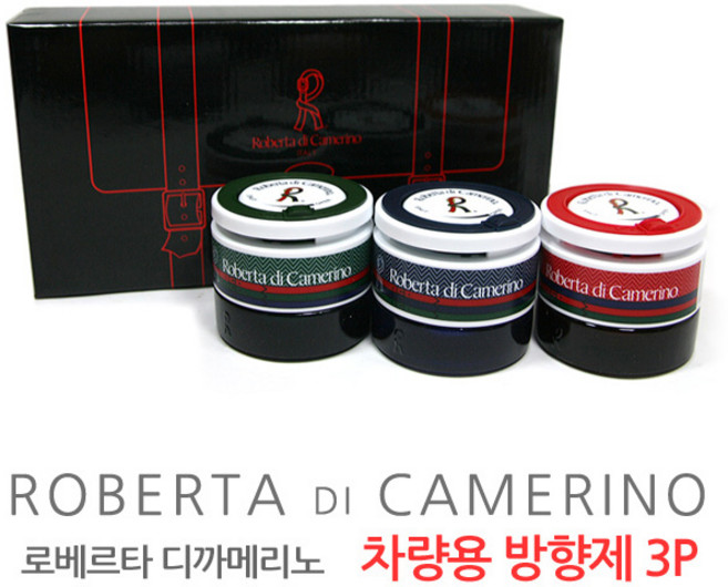 로베르타디까메리노 차량용 방향제 3종 세트, 1세트, 머스크, 시트러스, 피톤치드