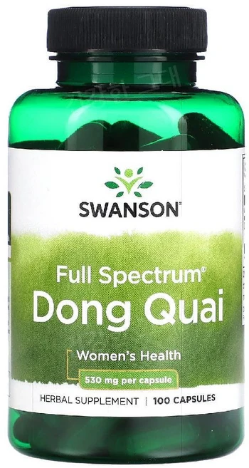 스완슨 당귀 Full Spectrum 530mg 캡슐 100정, 1개 - 쿠팡