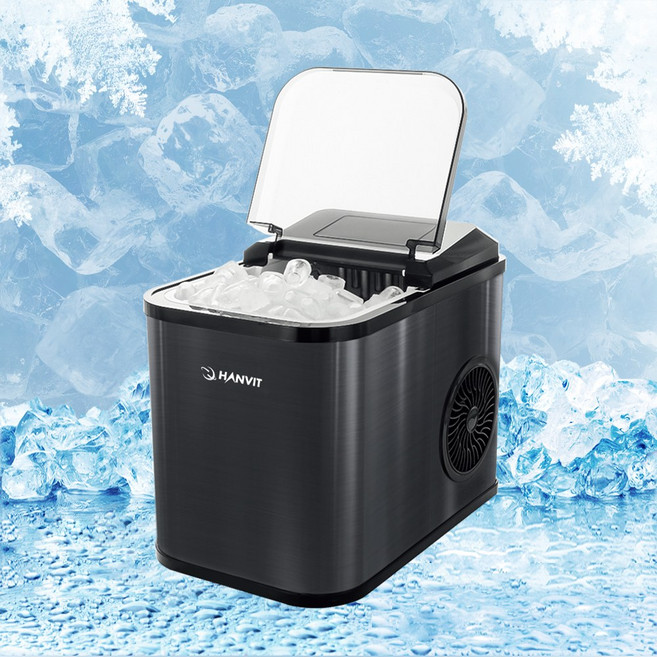 한빛 UV살균 디지털 제빙기 HV-2318 일18kg 스테인레스 제빙봉
