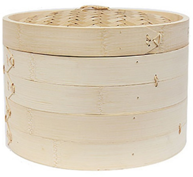 쿠킹플러스 대나무 찜기 2단, 30cm, 1개