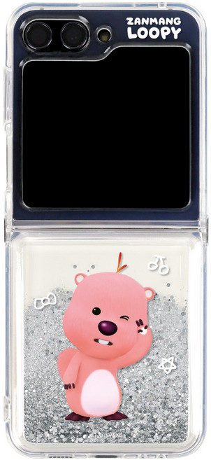 잔망루피 정품 포인트 제트Z플립5 글리터 케이스