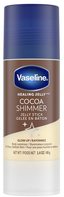 바세린 힐링 젤리 코코아 쉬머 스틱 글로우 업, 1개