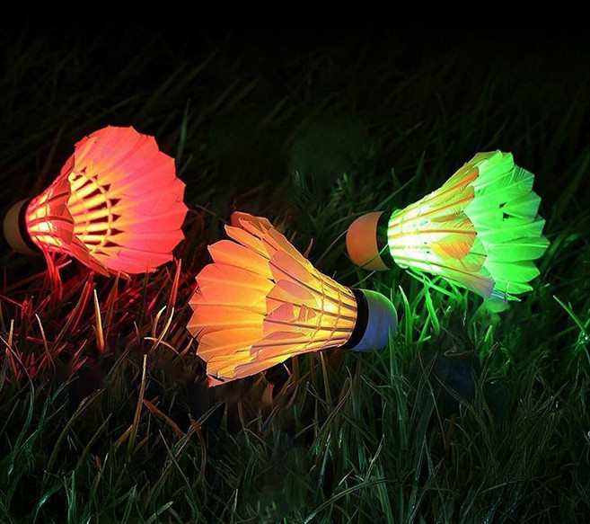 마메 LED 셔틀콕 3개 세트, 1세트, 3개입