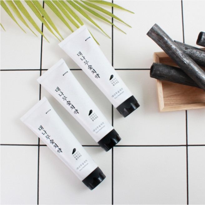 [닥터이엘] 대나무 숯치약 블랙치약, 5개