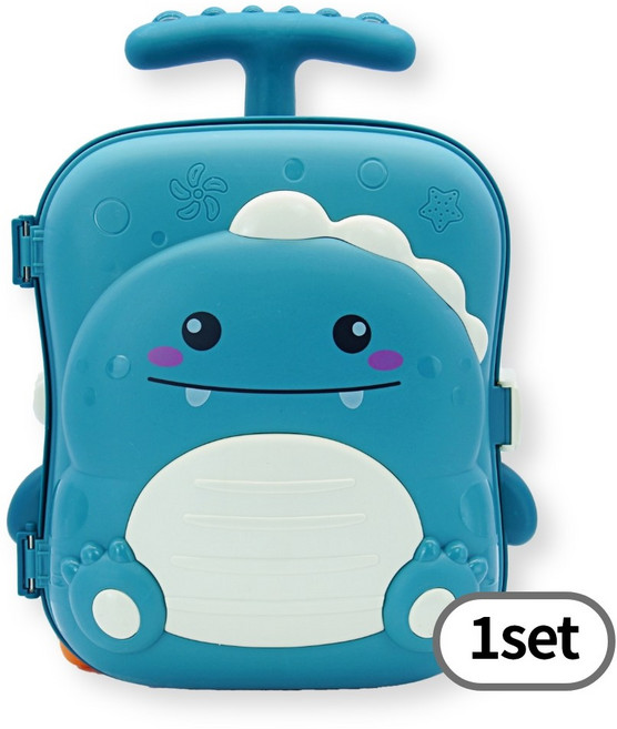 토이토 공룡 오리 캐리어 모래놀이 여행가방 샌드토이 장난감 세트, 02_공룡, 1개