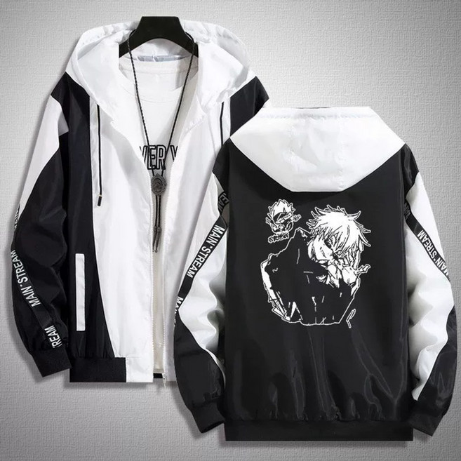 교죠 맨투맨 스쿠나 후드티 주술회전 일러스트 캐주얼 재킷 점퍼