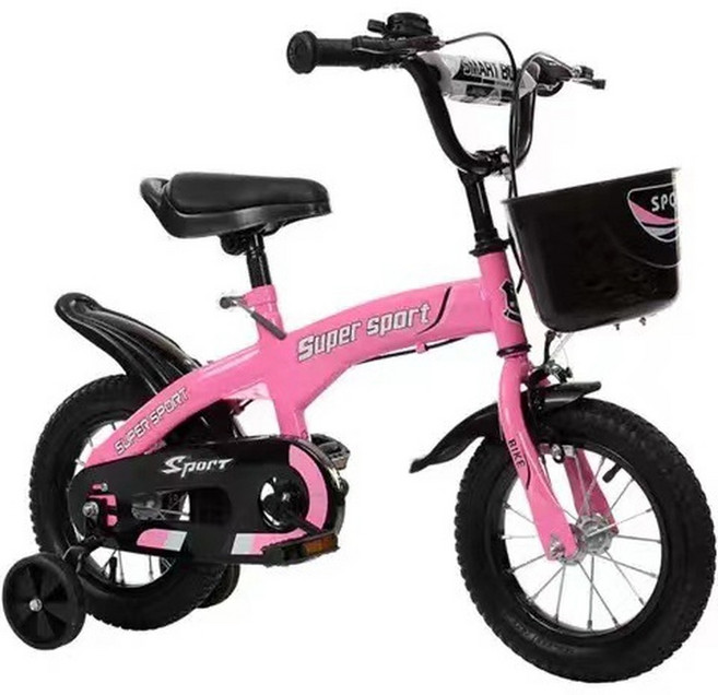 兒童腳踏車 12-18吋, 粉色標配 無禮品, 14適合 95 - 110 身高