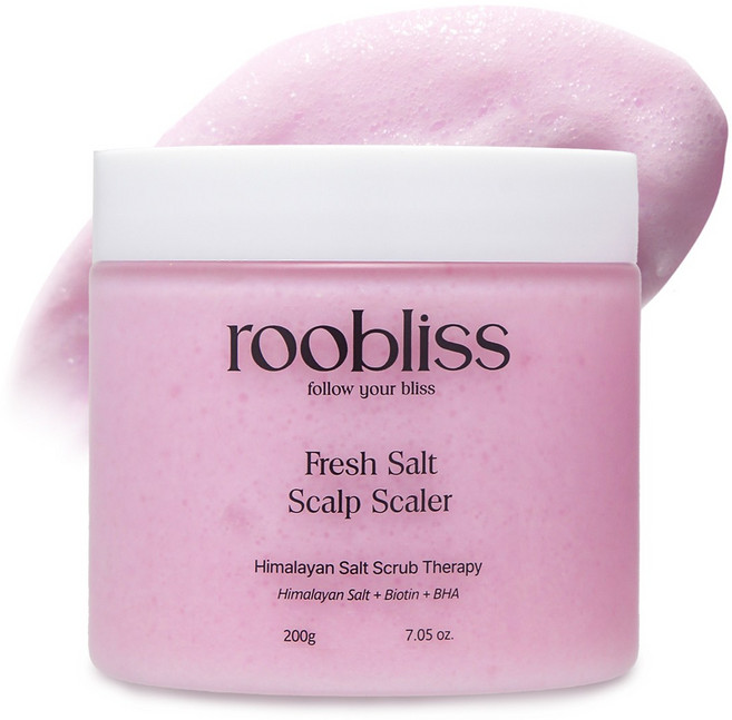 루블리스 히말라야 핑크솔트 두피 스케일러 각질 제거 스케일링 탈모 완화, 1개, 200ml