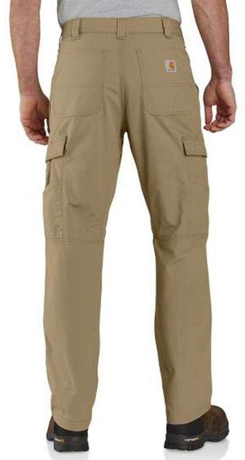 Carhartt 남성용 포스 릴렉스 핏 립스톱 카고 작업 바지 다크 카키 38 x 32, Carhartt 남성용 포스 릴렉스 핏 립스톱 카고 작