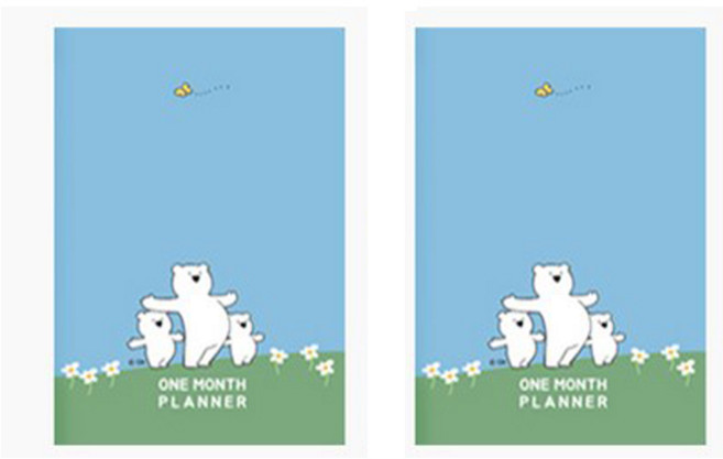 오버액션 오버액션 먼슬리 플래너, 2권, 꼬마곰