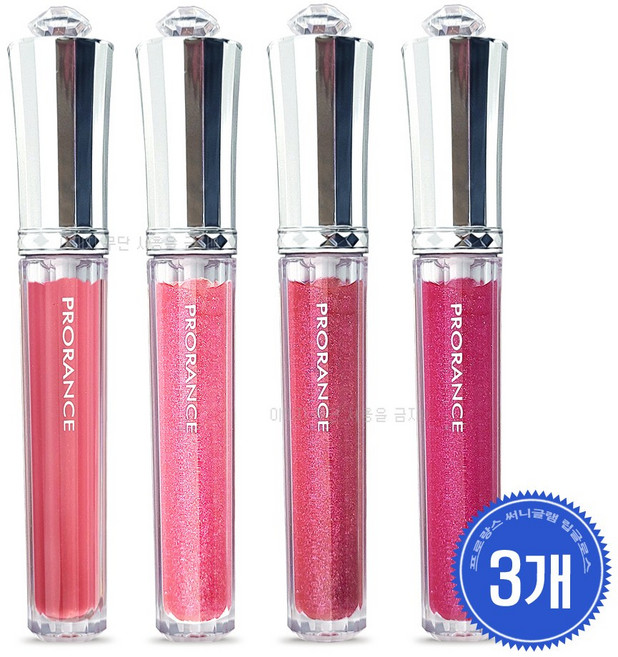프로랑스 써니글램 립글로스, 101내추럴핑크, 3.6g, 3개