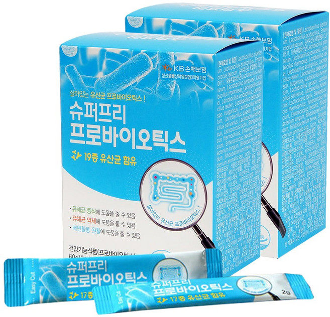 슈퍼프리 프로바이오틱스, 60g, 2개