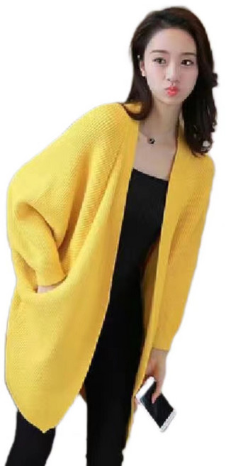 JoYouth 하프 니트 코트 여한판 루즈핏 가을 겨울 도톰한 가오리핏 가을 니트 카디건 패션