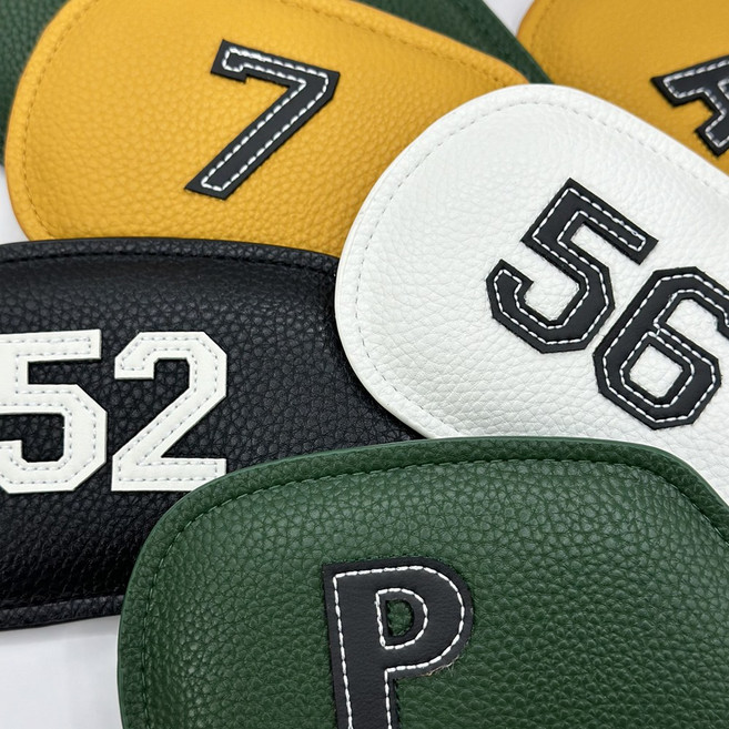 고저스 골프 딥런 자석 아이언 웨지 넘버 헤드카바 헤드커버, 포레스트그린