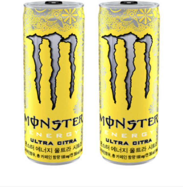 코카콜라 몬스터 에너지 울트라 시트라 음료, 355ml, 11개