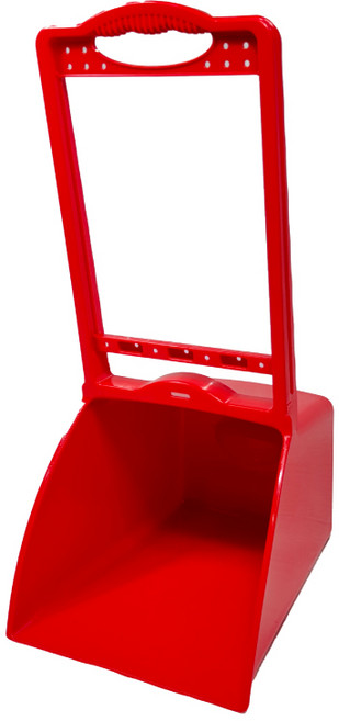 나코 플라스틱 쓰레받기 긴 스탠드 업소용 미화 외곽 쓰레받기 대형 청소용품, 오렌지레드, 1개