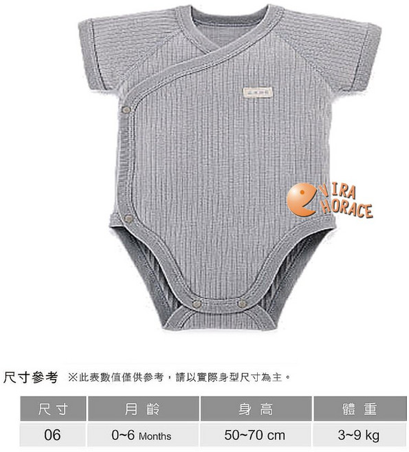 Ku.Ku 酷咕鴨 Plus 竹纖羅紋包屁衣