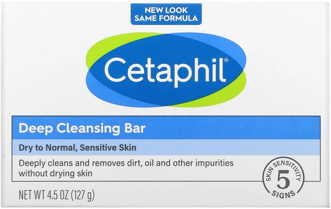 Cetaphil 딥 클렌징 바 127g(4.5oz) 3팩, 127g - 쿠팡