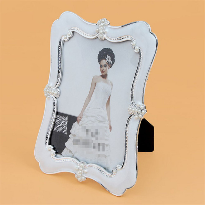 모아니샵 진주 액자프레임 5x7 결혼사진액자