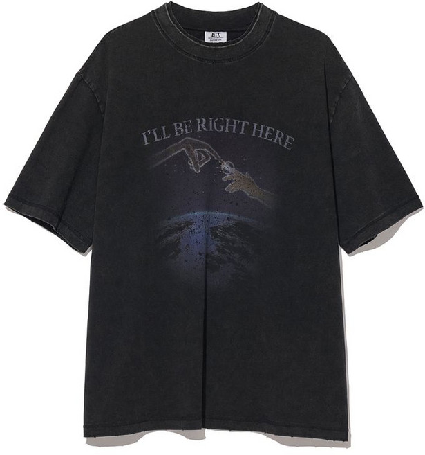매장정품 파르티멘토 PARTIMENTO REWORKS [E.T.] Touch Tee_VTG Black PR-26161-3 BK 688298