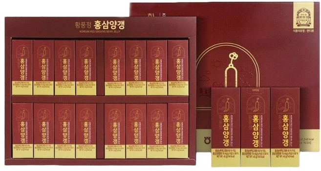 풍기인삼농협 황풍정 6년근 홍삼양갱 45g 16개