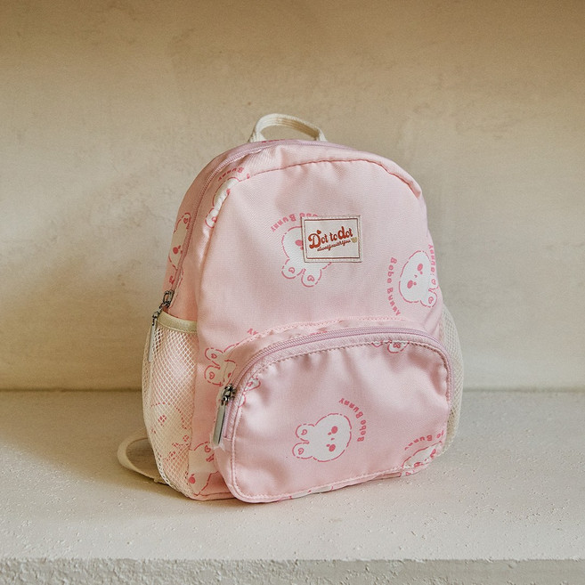 돗투돗 파스텔 돗프렌즈 트랜스포머 미아방지 백팩, 베이비바니(핑크), 1개