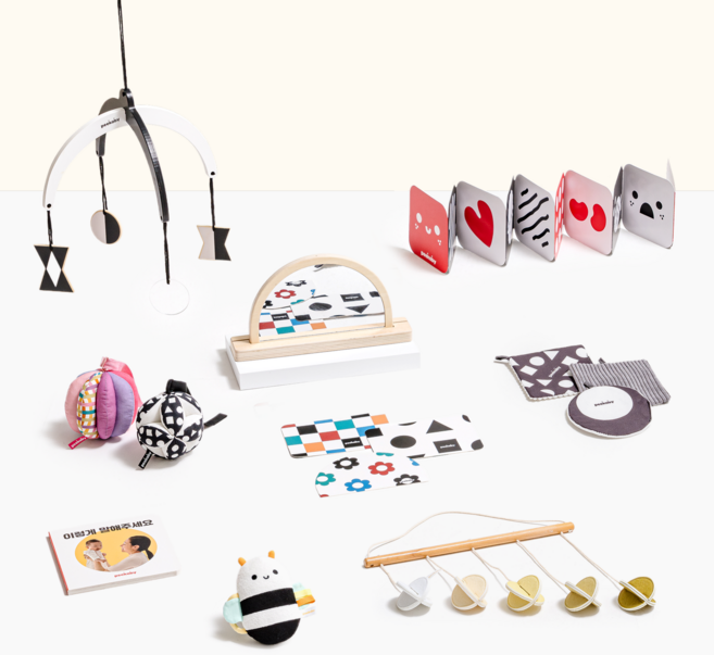 피카비 플레이키트 Everyday 1 (0-2개월) 신생아장난감 신생아선물, 피카비 피카비 플레이키트 Every데이 1 (0-2개월, 1개