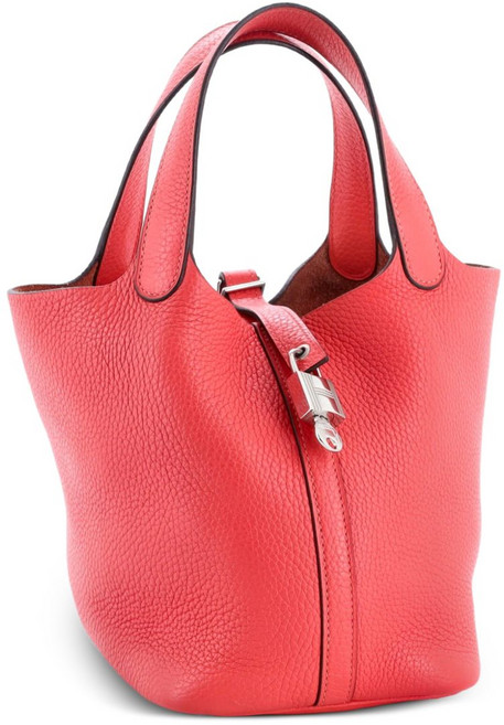 에르메스 중고 피코탄 락 백 클레망스 PM 버킷 백