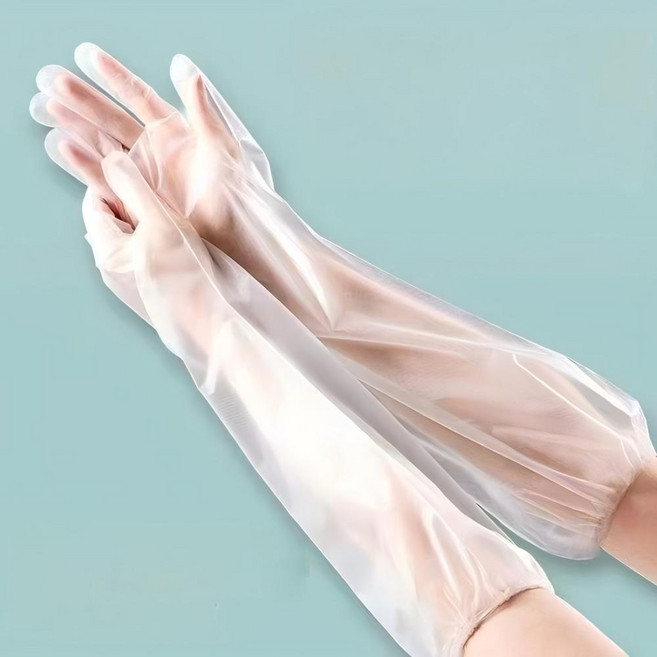 長款一次性家務手套, 1個, 30個裝