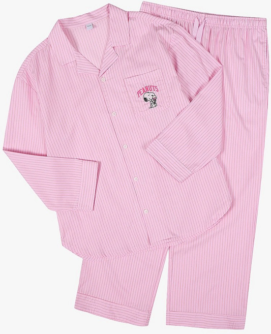 애니바디 (커플잠옷)공용 면 9부 파자마 세트_ 아이스 스누피 ANJS26281_뉴코아울산성남