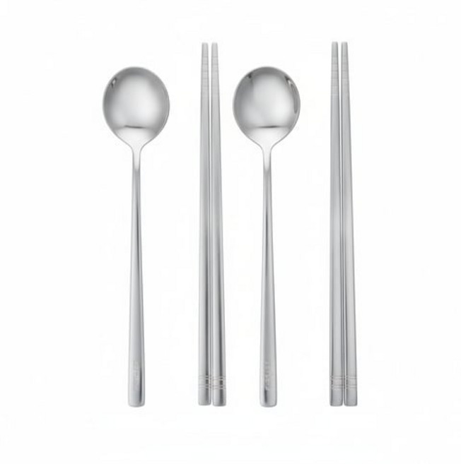 휘슬러 모던 커트러리 한식 2인, 라이트단일 색상, 숟가락 2p + 젓가락 2p, 1세트