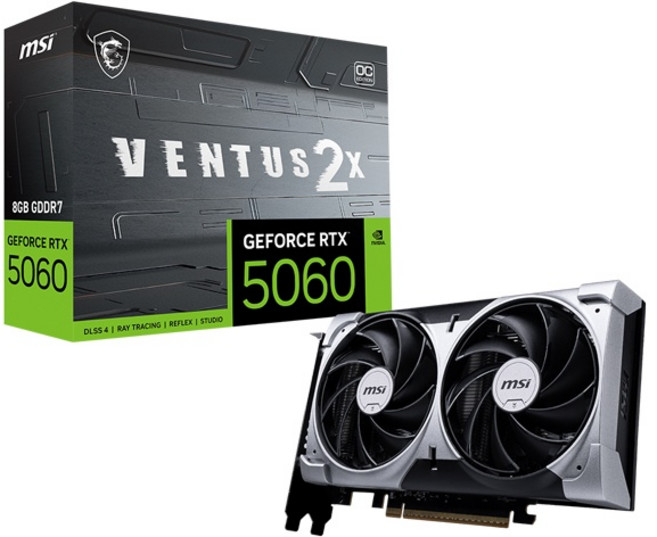 [MSI] 지포스 RTX 5060 벤투스 2X OC D7 8GB