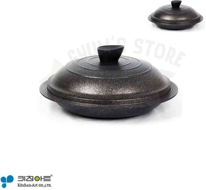 키친아트 가마솥 코팅팬 한식 무수분요리 삼계탕 알루미늄 금상첨화
