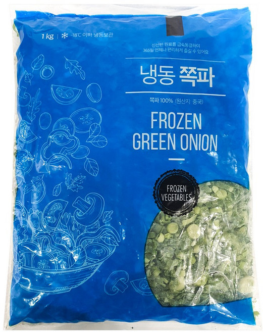 희망 냉동 쪽파슬라이스, 1개, 1kg