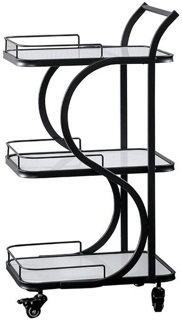 골드 카트 영국풍 웨건, 공식 표준 구성, 1개, 블랙 45x35x84 대리석