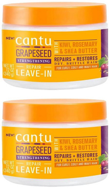 칸투 그레이프씨드 리페어 리브 인 컨디셔너 340g 2팩, 2개