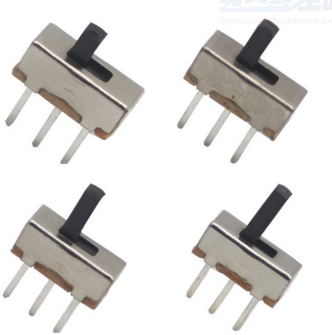 미니 슬라이드 스위치 3핀 ON OFF 높이선택, 10개, 6mm