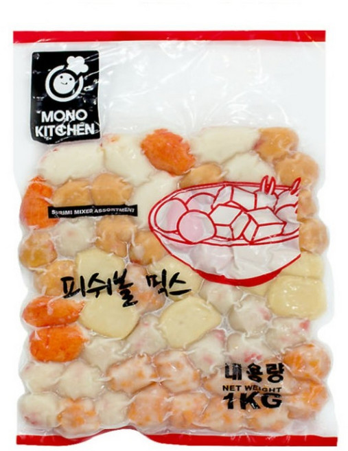 모노키친 피쉬볼믹스 1kg X 2팩 BOX [피쉬볼], 2개