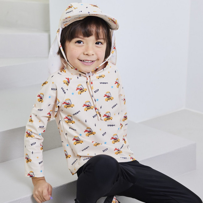 베베샤 아동 남여아 어린이 래쉬가드 상하세트