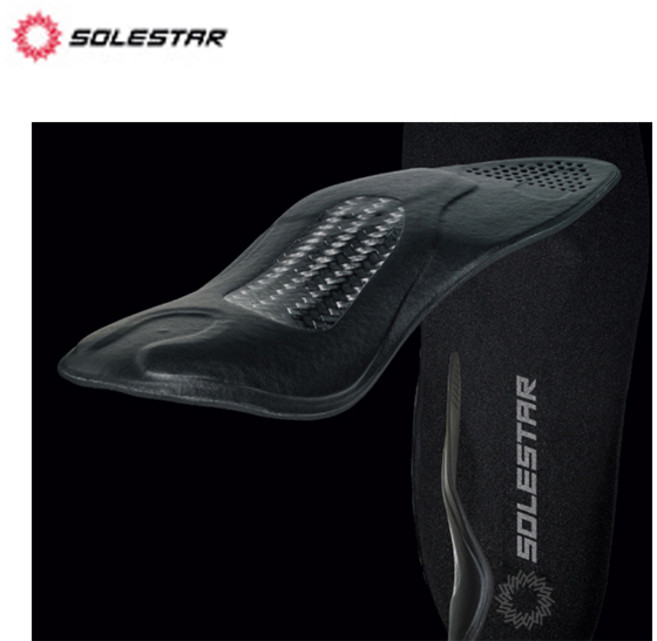 솔스타 상급자용 싸이클링 인솔 블랙 BLK, 37