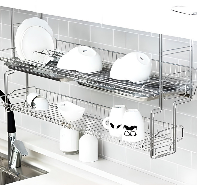 에스파스 광폭로얄 800 씽크 스텐선반, 2단, 1개