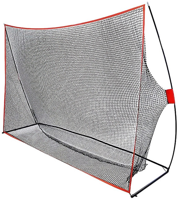 골프 연습 네트 가정용 스윙 용품 스크린 골프망 그물망, 1개, 레드