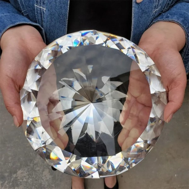 오브제소품장식아름다운 투명 대형 유리 다이아몬드 공예 선물 파티 세트 장식 로맨틱 02 100mm, 05 30mm, 05 30mm